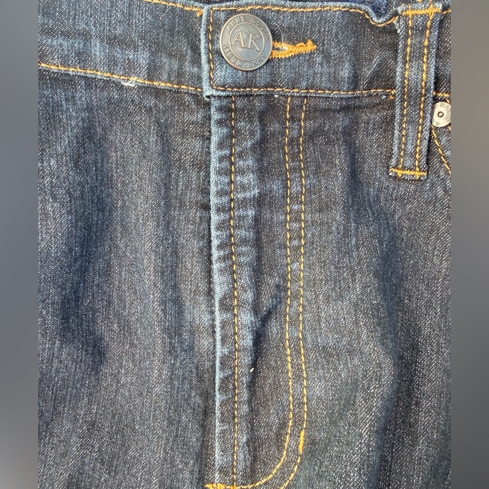 Anne Klein Metropolitan Straight Leg Jeans - Dark Indigo Wash - Size 10 - Picture 7 of 11